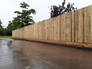 new timber fence 