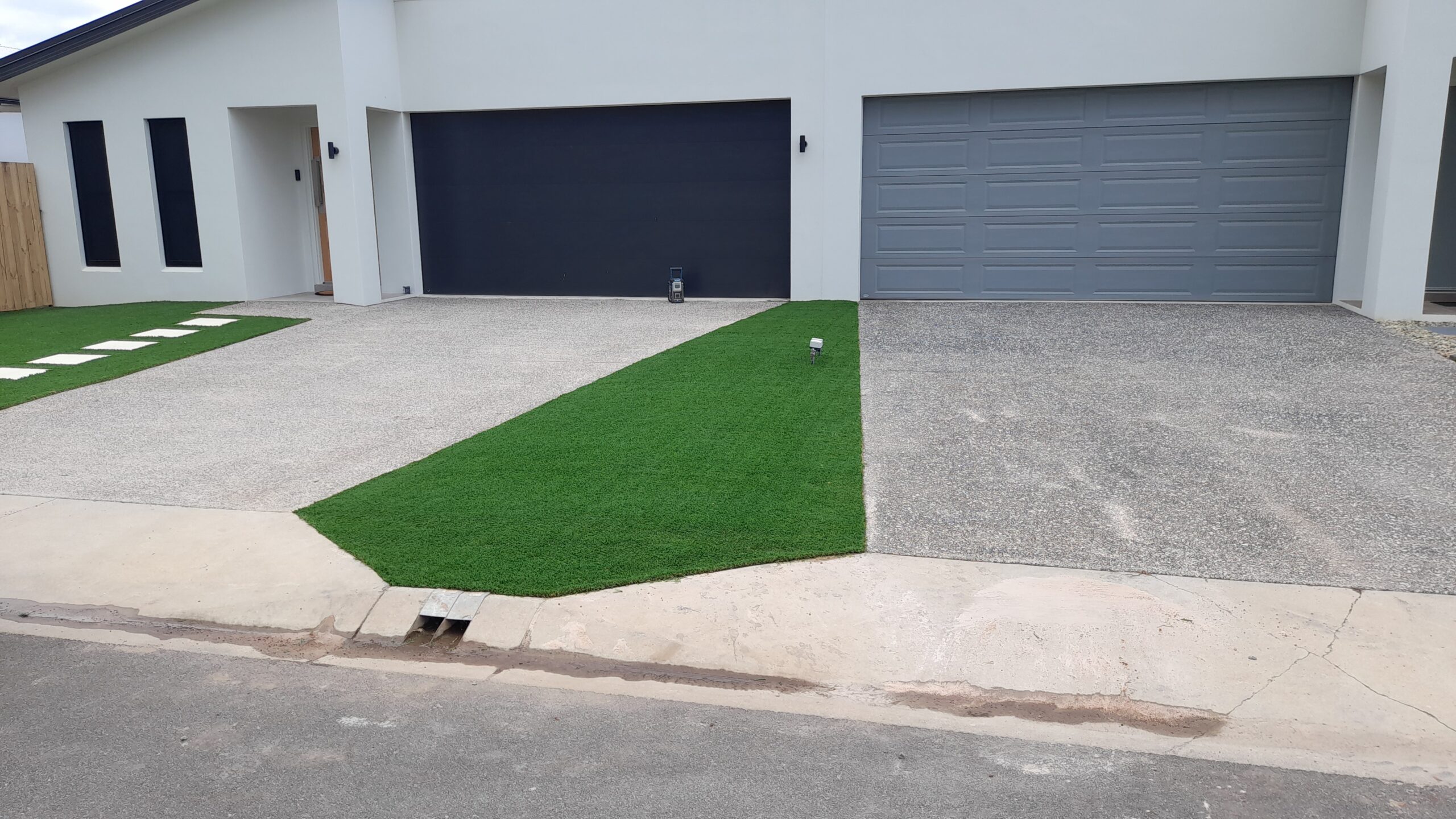artificial turf for new home build