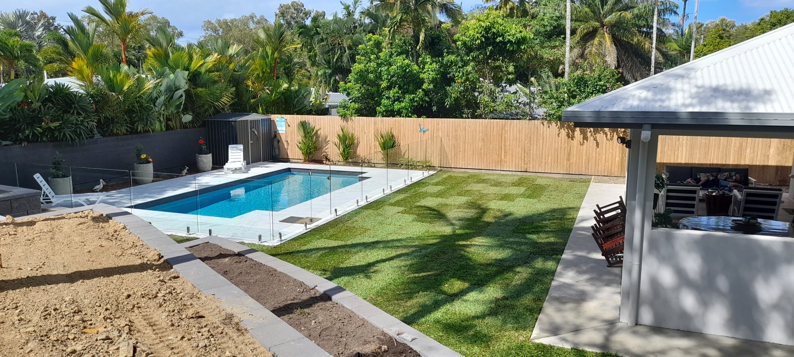 Complete home landscaping solution